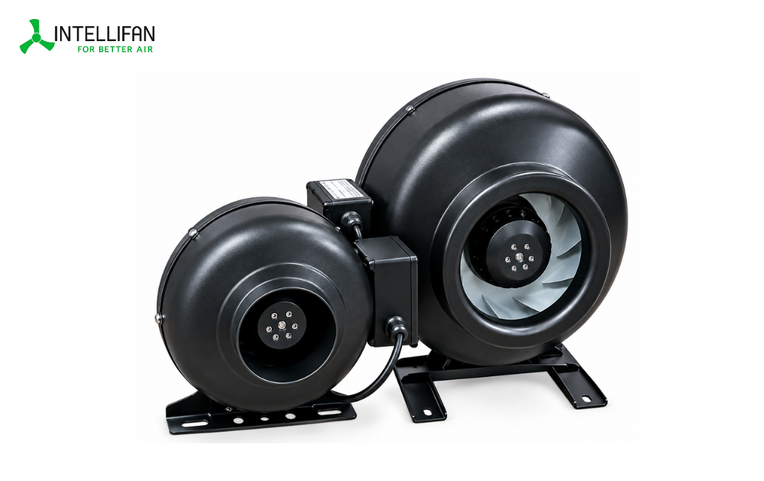 12 Inch Centrifugal Inline Fan Model IN MC 315 by INTELLIFAN